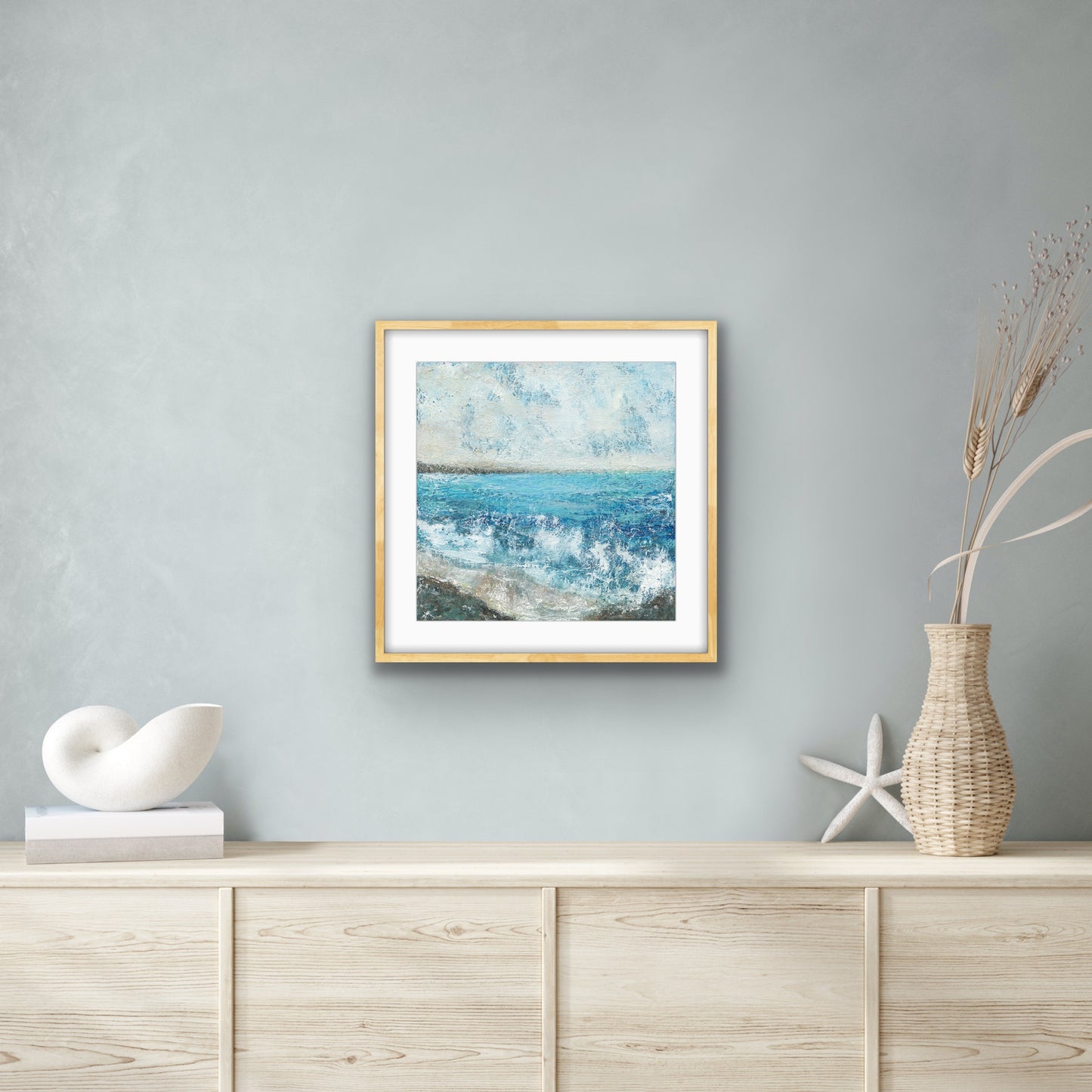 'High Tide' Semi Abstract Seascape Fine Art Giclee Print