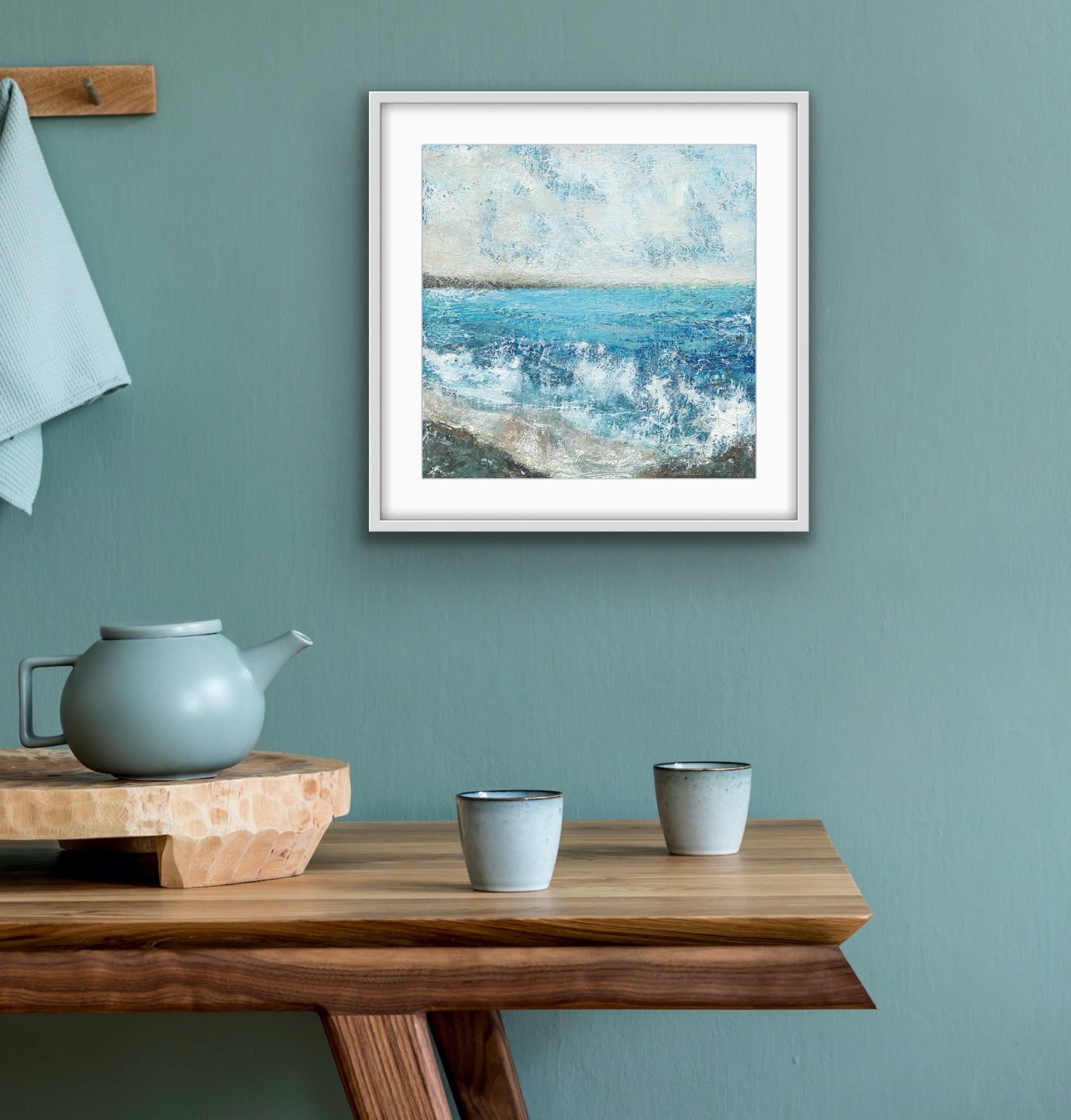 'High Tide' Semi Abstract Seascape Fine Art Giclee Print