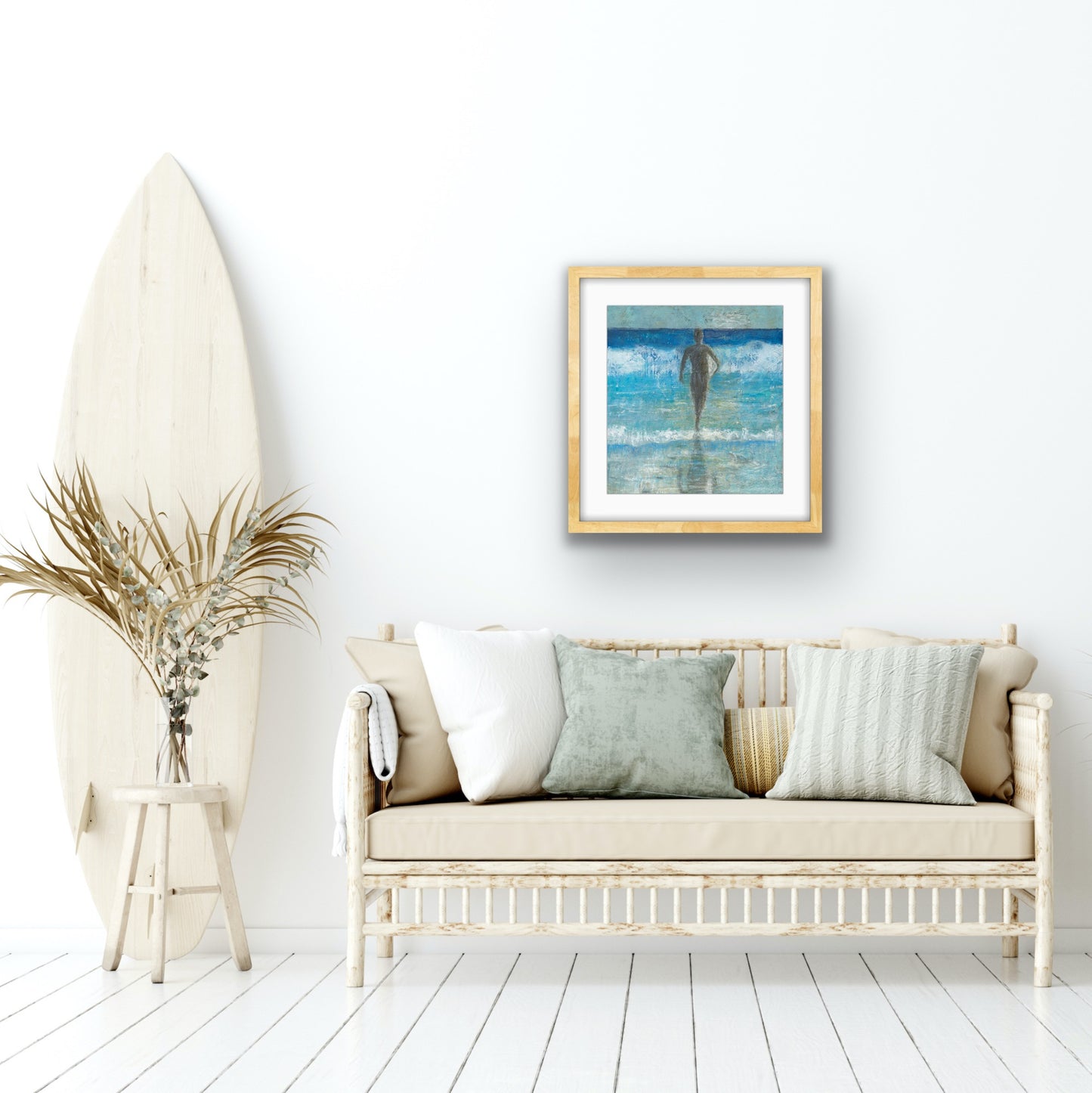 'Saltwater Soul' Abstract Seascape Fine Art Giclee Print