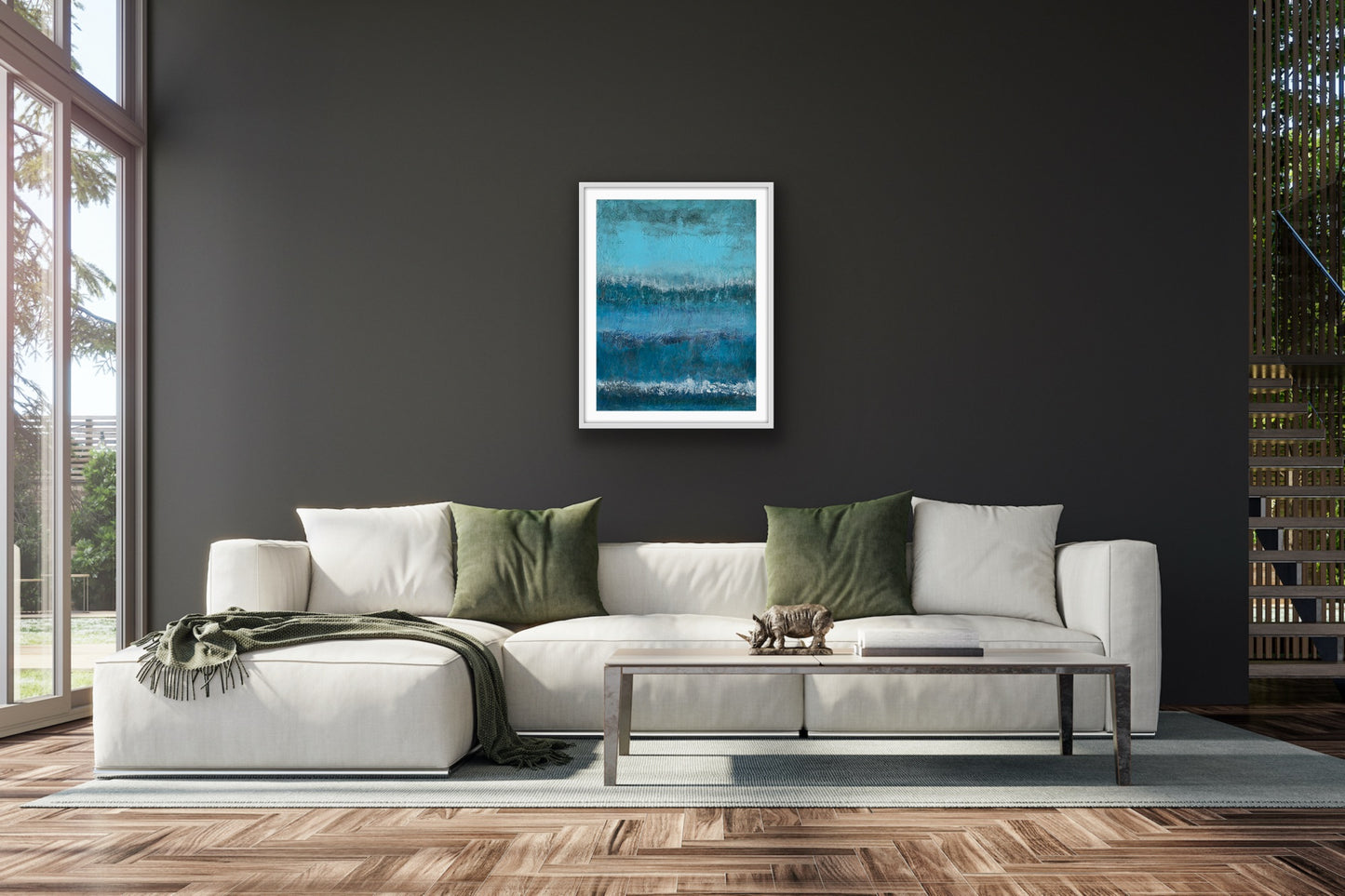 'Ocean Layers' Abstract Seascape Fine Art Giclee Print