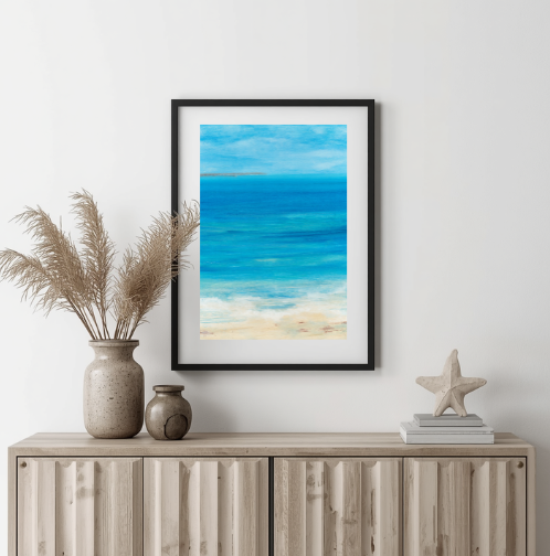 Ocean's Breath Semi Abstract Fine Art Giclee Print
