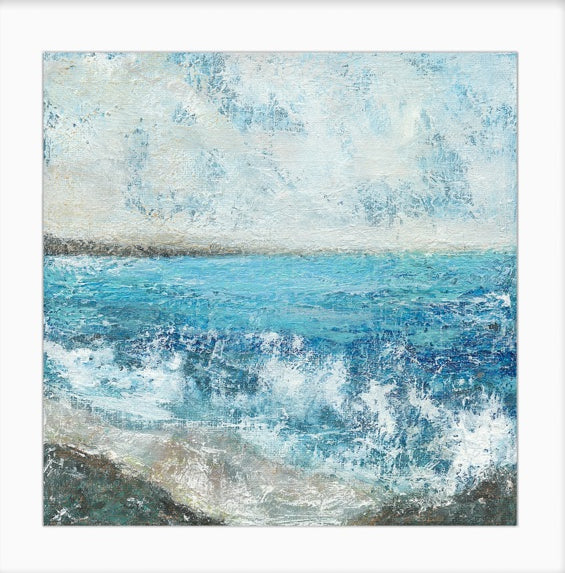 'High Tide' Semi Abstract Seascape Fine Art Giclee Print