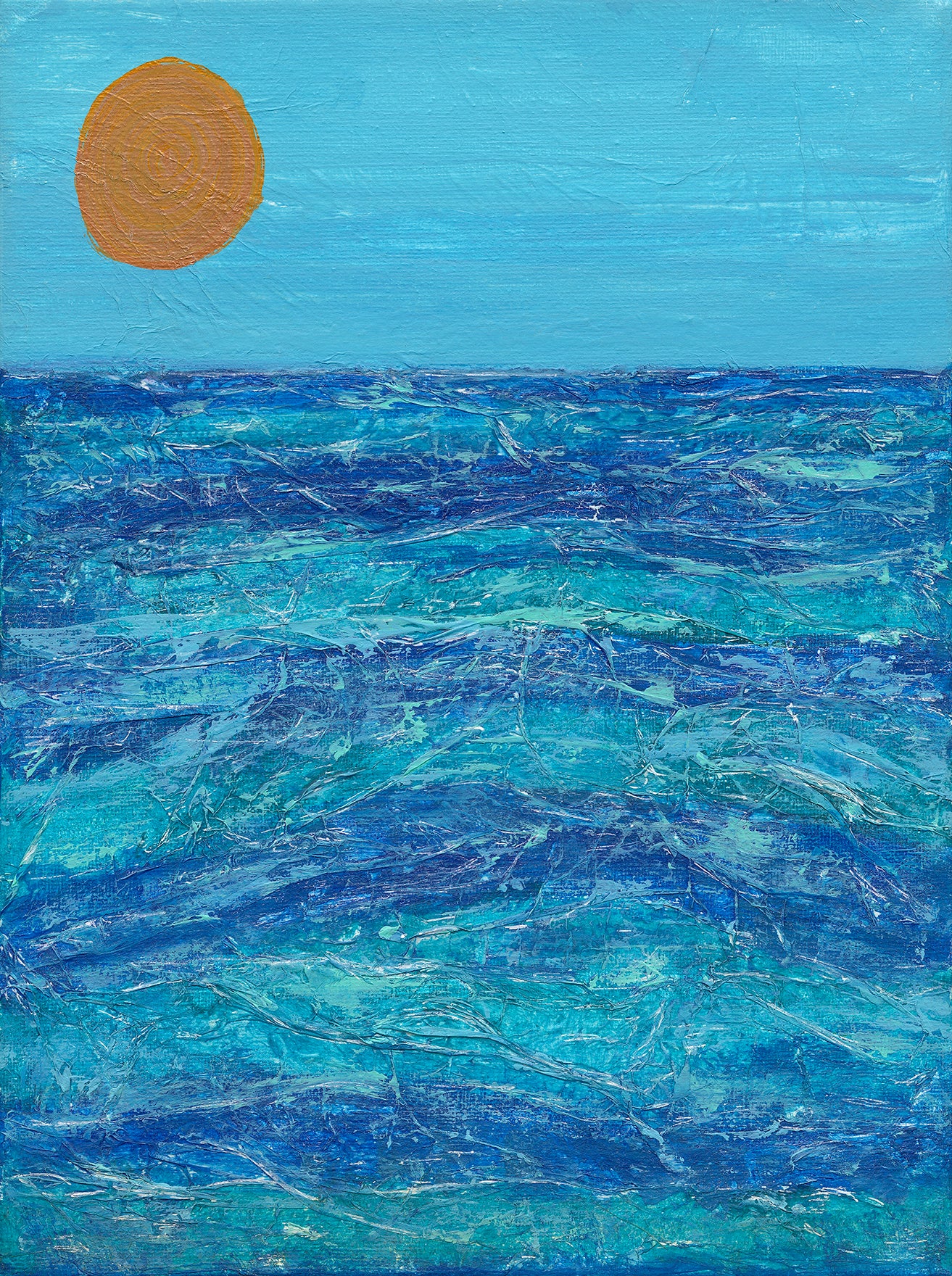 Cornish Summer 2 Semi Abstract Fine Art Giclee Print