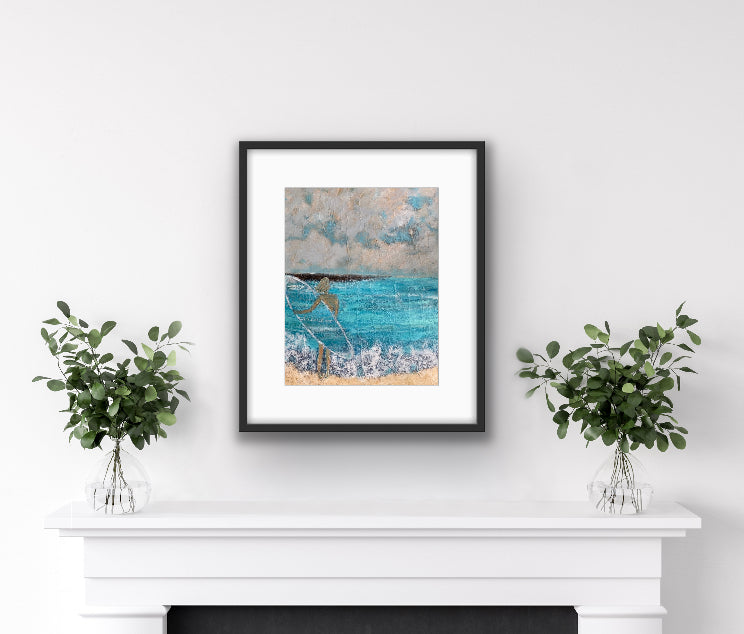 'As One' -  Semi Abstract Seascape Fine Art Giclee Print