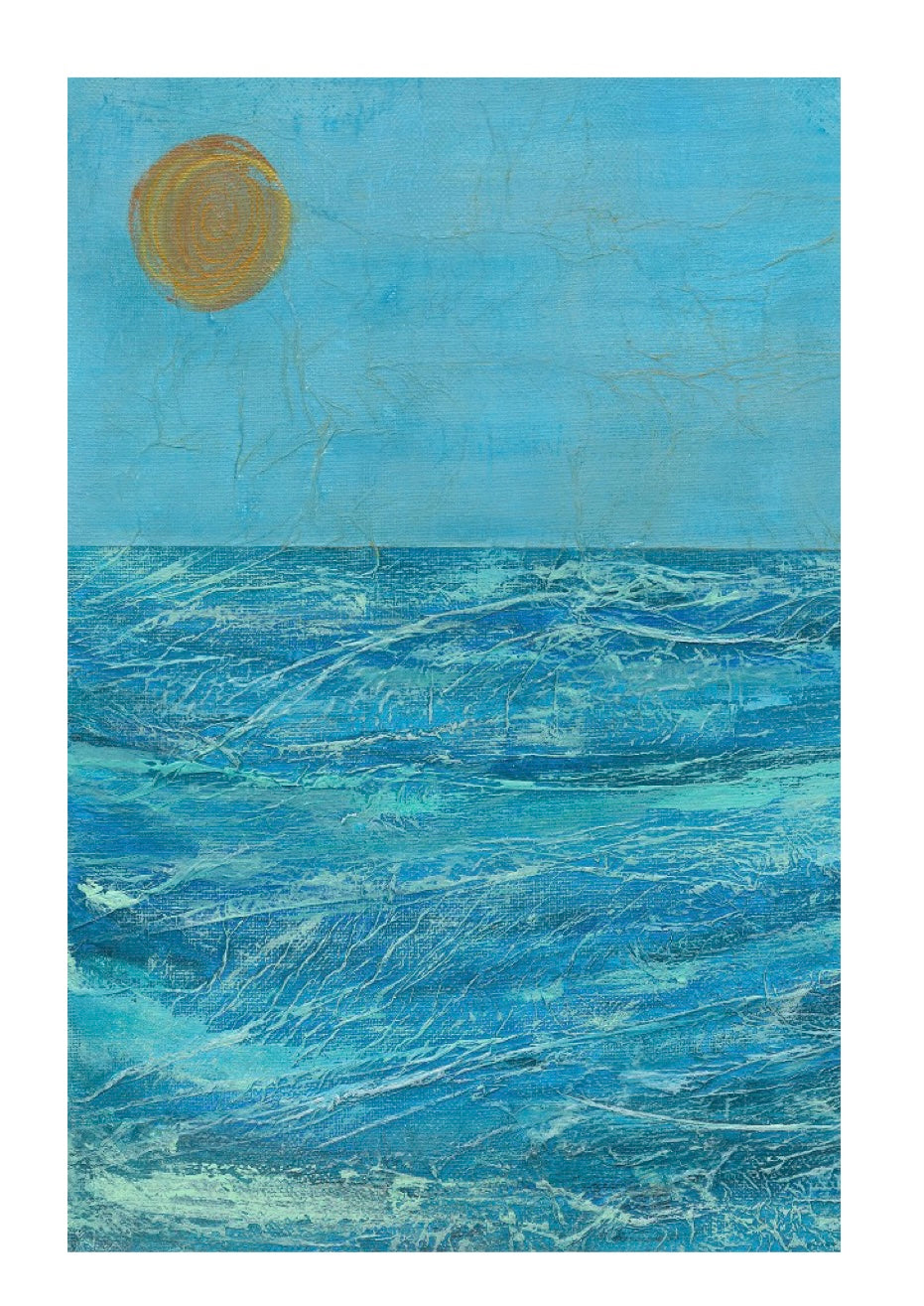 Cornish Summer 1 Semi Abstract Fine Art Giclee Print