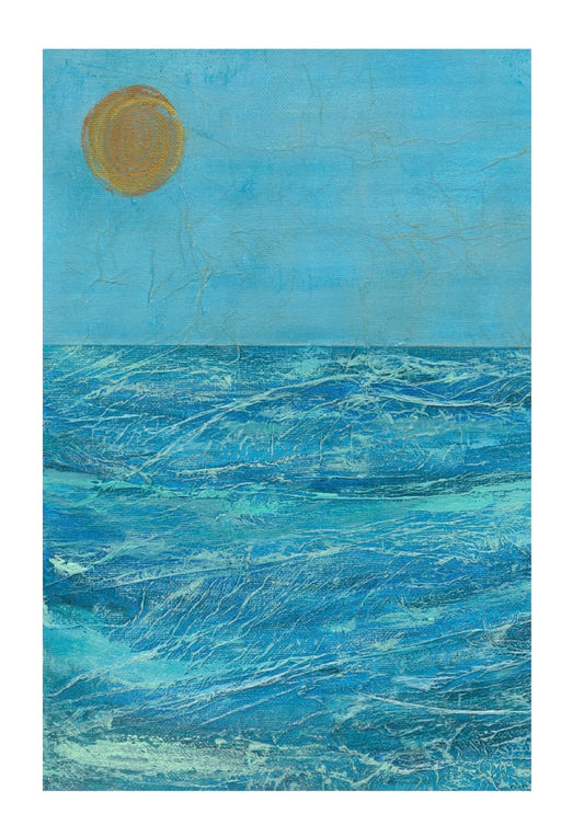 Cornish Summer 1 Semi Abstract Fine Art Giclee Print