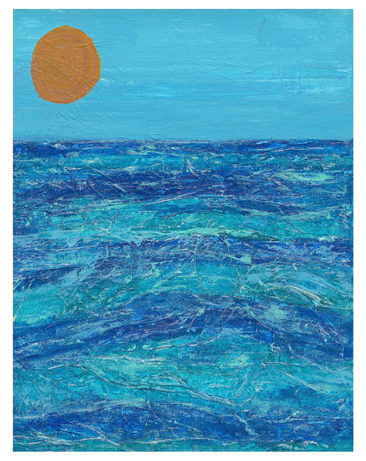 Cornish Summer 2 Semi Abstract Fine Art Giclee Print