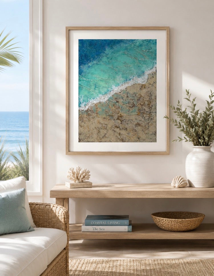 'Shoreline Drift' Fine Art Giclee Print