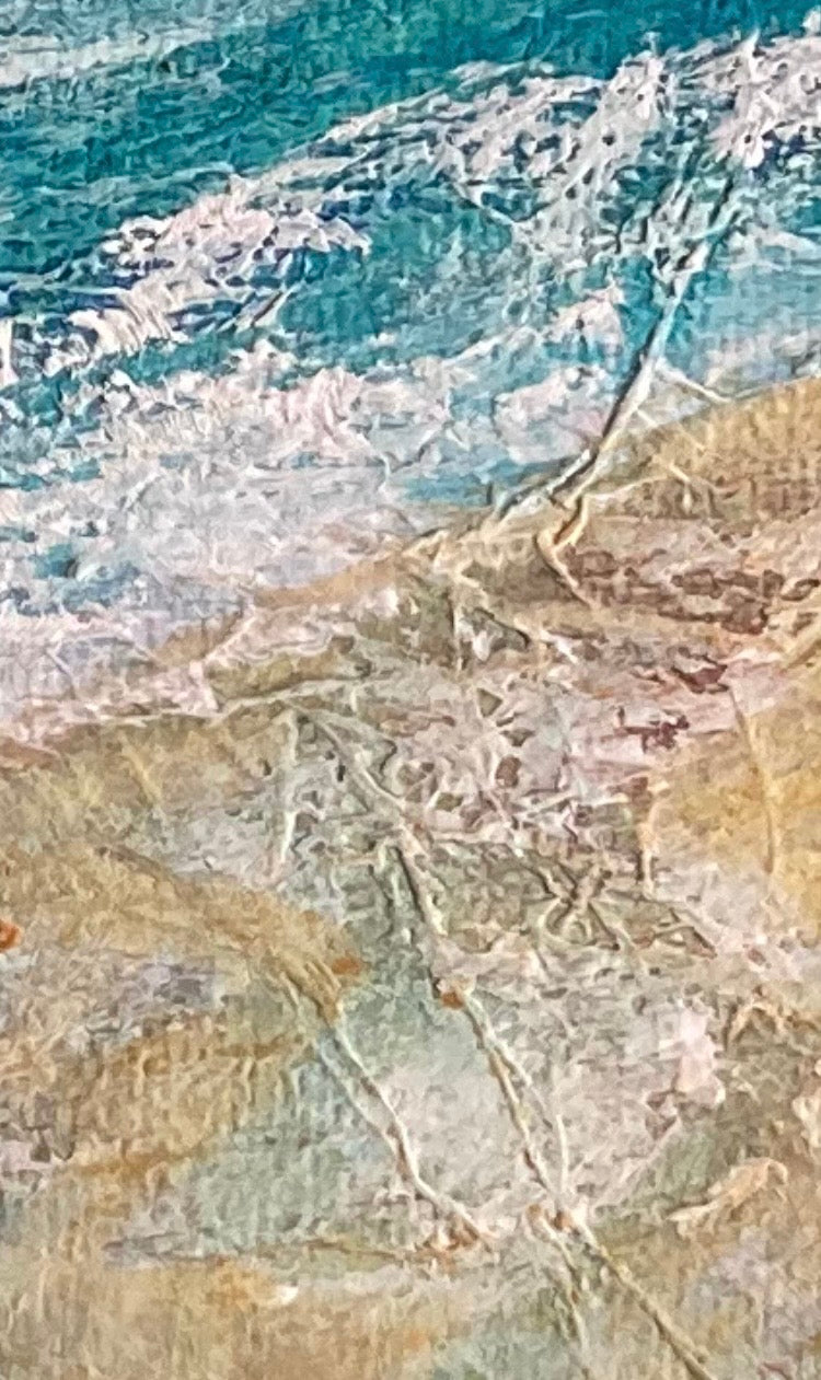 Space to Breathe Framed Original Semi Abstract Seascape