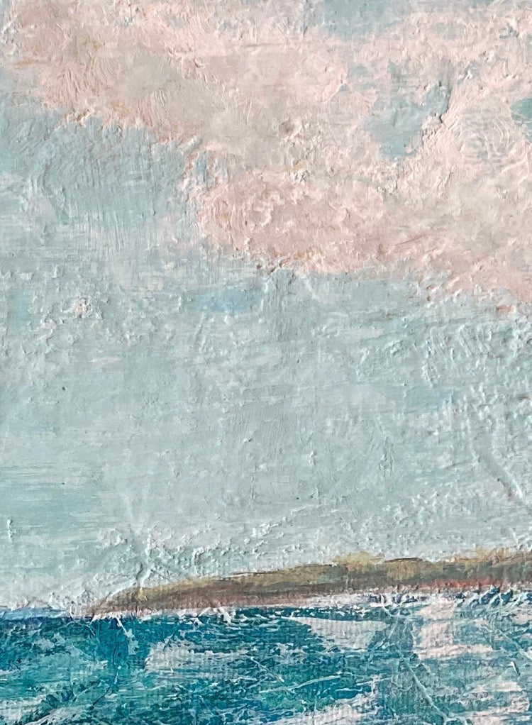 Space to Breathe Framed Original Semi Abstract Seascape