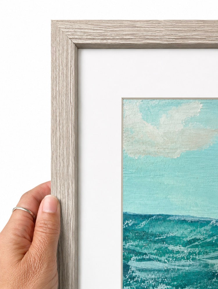Space to Breathe Framed Original Semi Abstract Seascape
