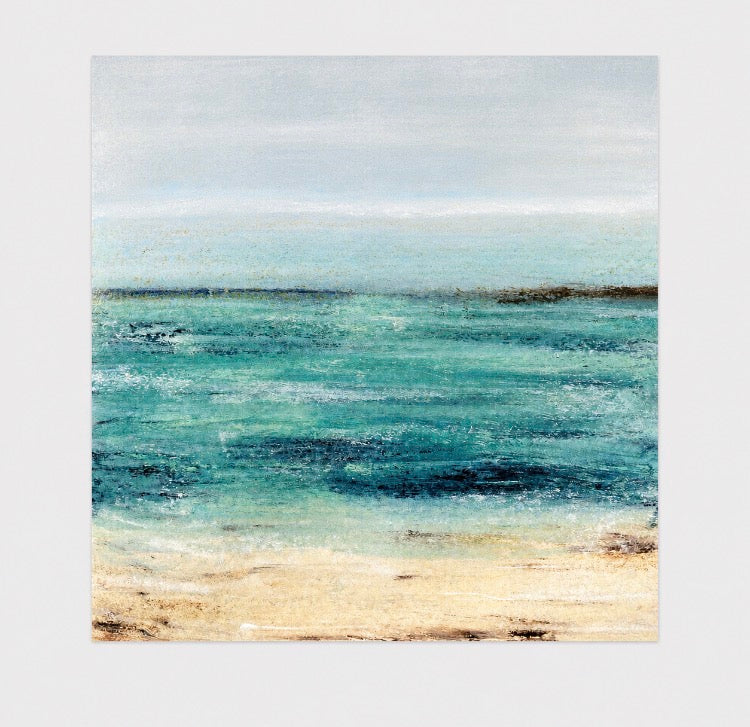 Calm Water - Cornish Art Printed Greeting Card