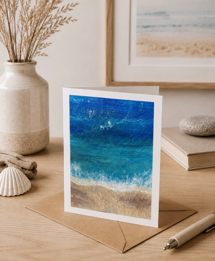 Cornish Shore - Cornish Art Greeting Card
