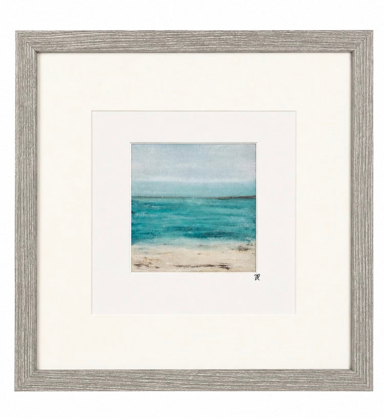 Calm Water Acrylic on Paper Framed Original