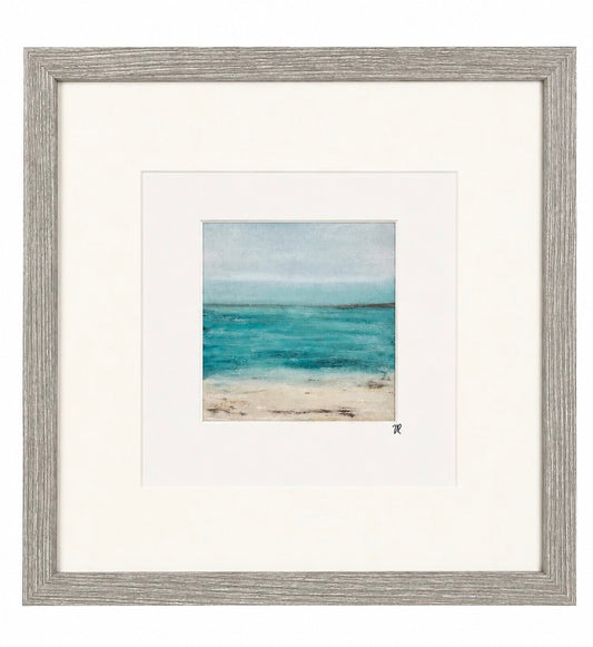 Calm Water Acrylic on Paper Framed Original