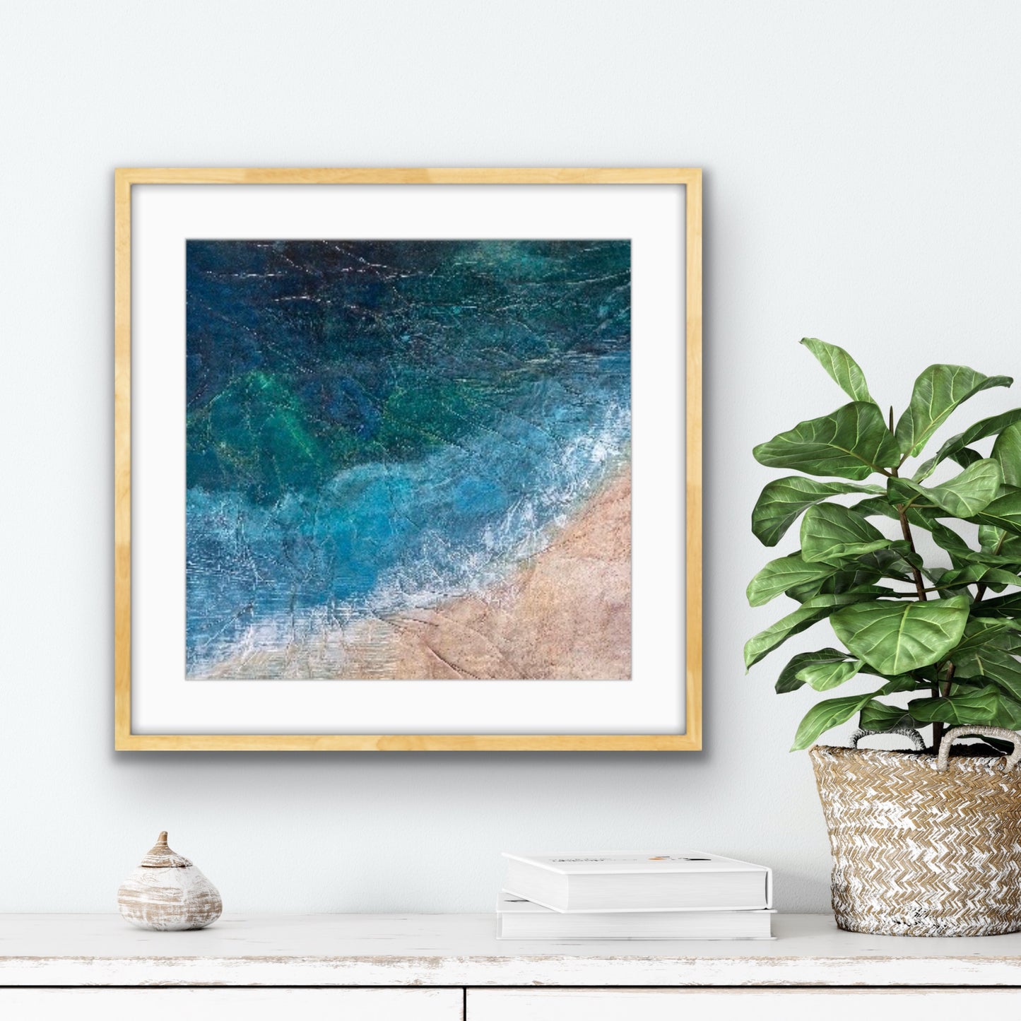 'Ebb and Flow' Abstract Seascape Fine Art Giclee Print