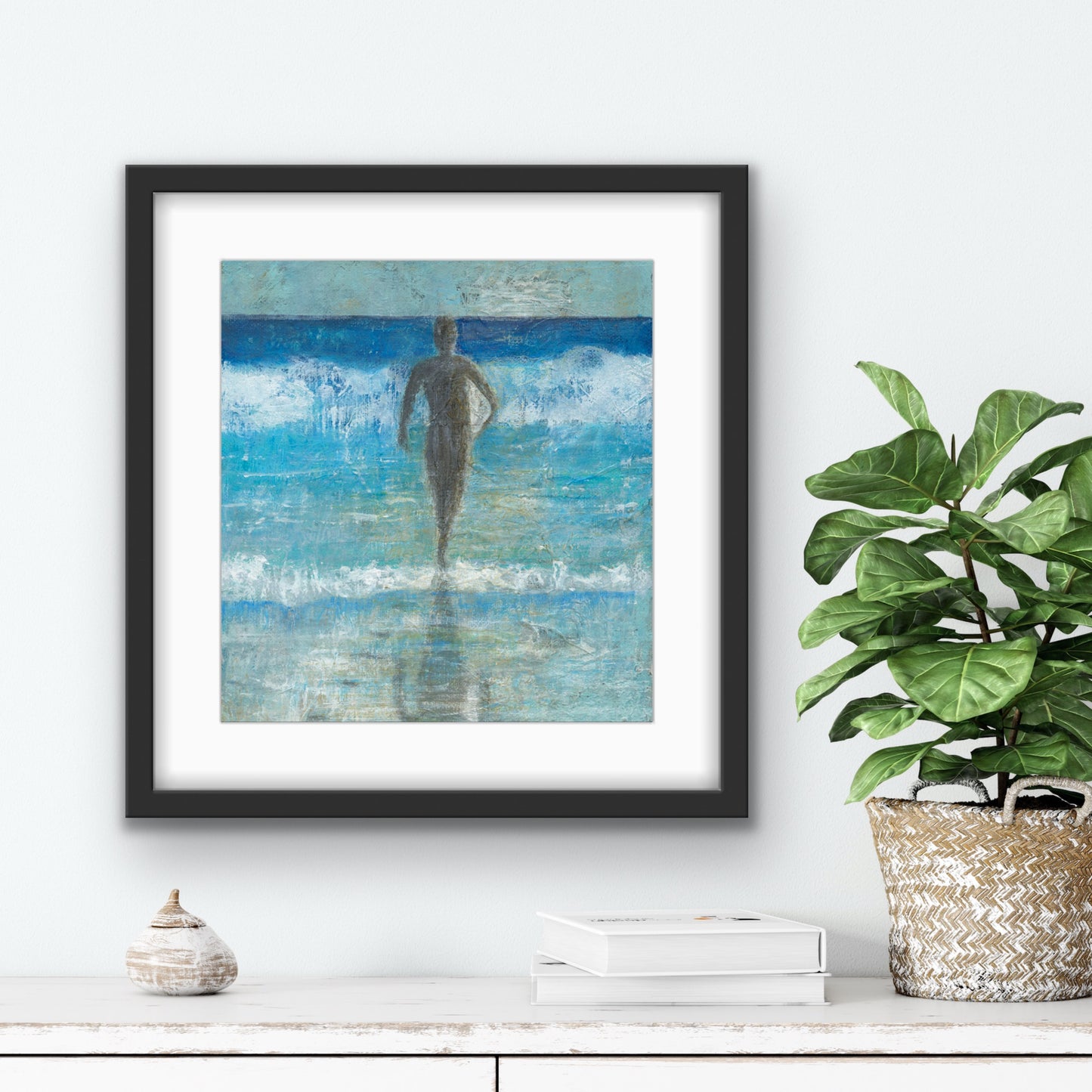 'Saltwater Soul' Abstract Seascape Fine Art Giclee Print