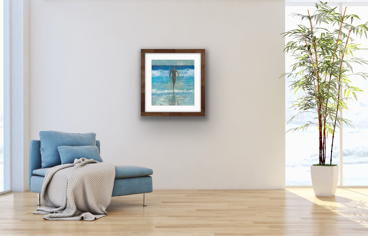 'Saltwater Soul' Abstract Seascape Fine Art Giclee Print