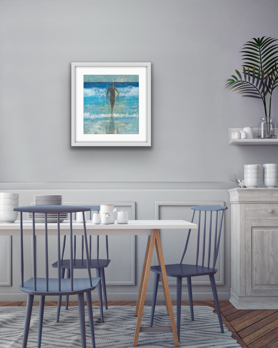 'Saltwater Soul' Abstract Seascape Fine Art Giclee Print