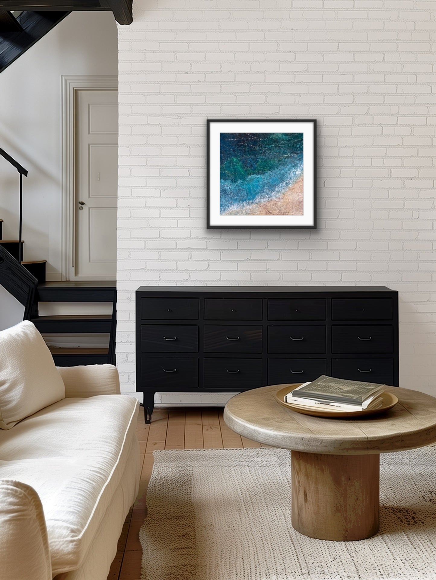 'Ebb and Flow' Abstract Seascape Fine Art Giclee Print