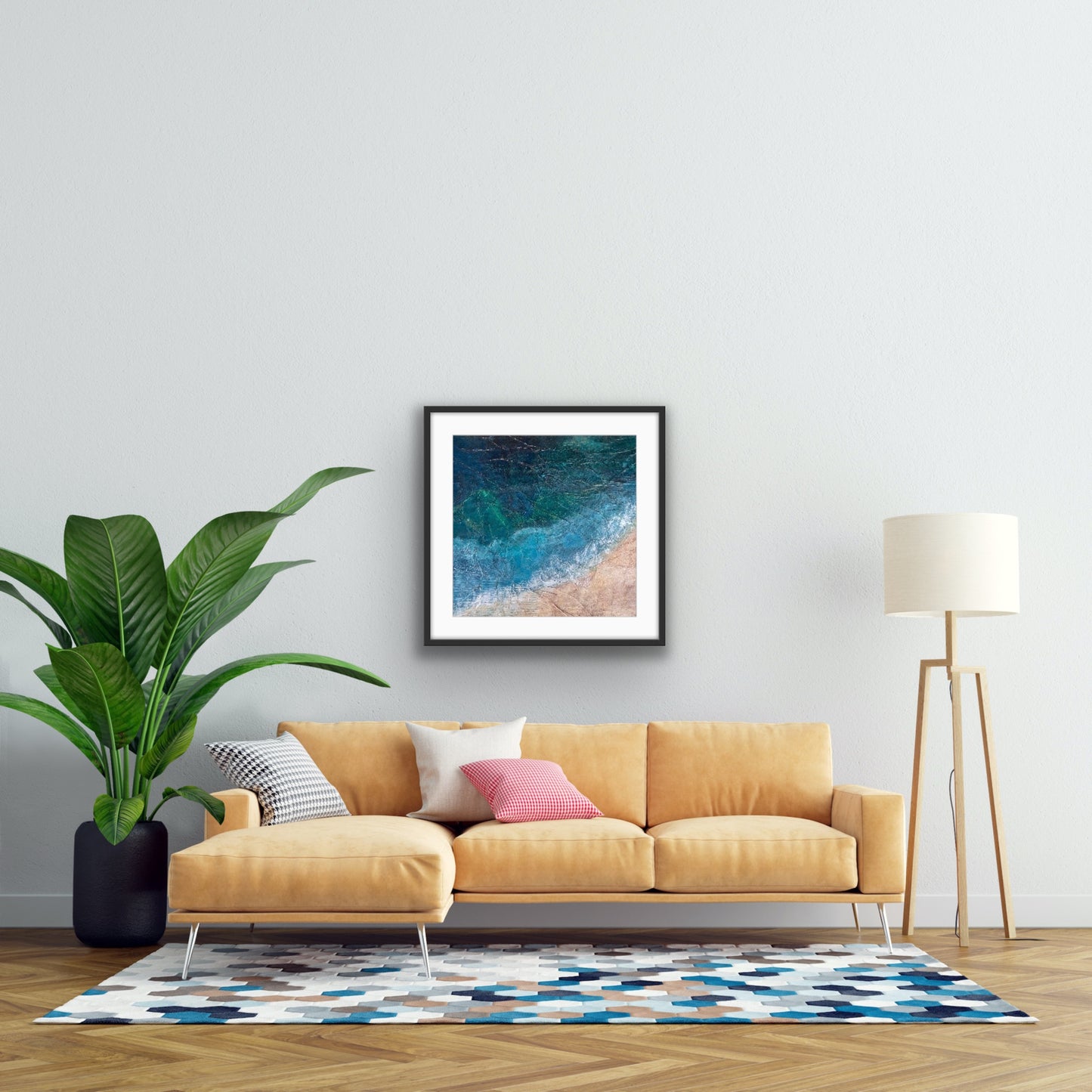 'Ebb and Flow' Abstract Seascape Fine Art Giclee Print