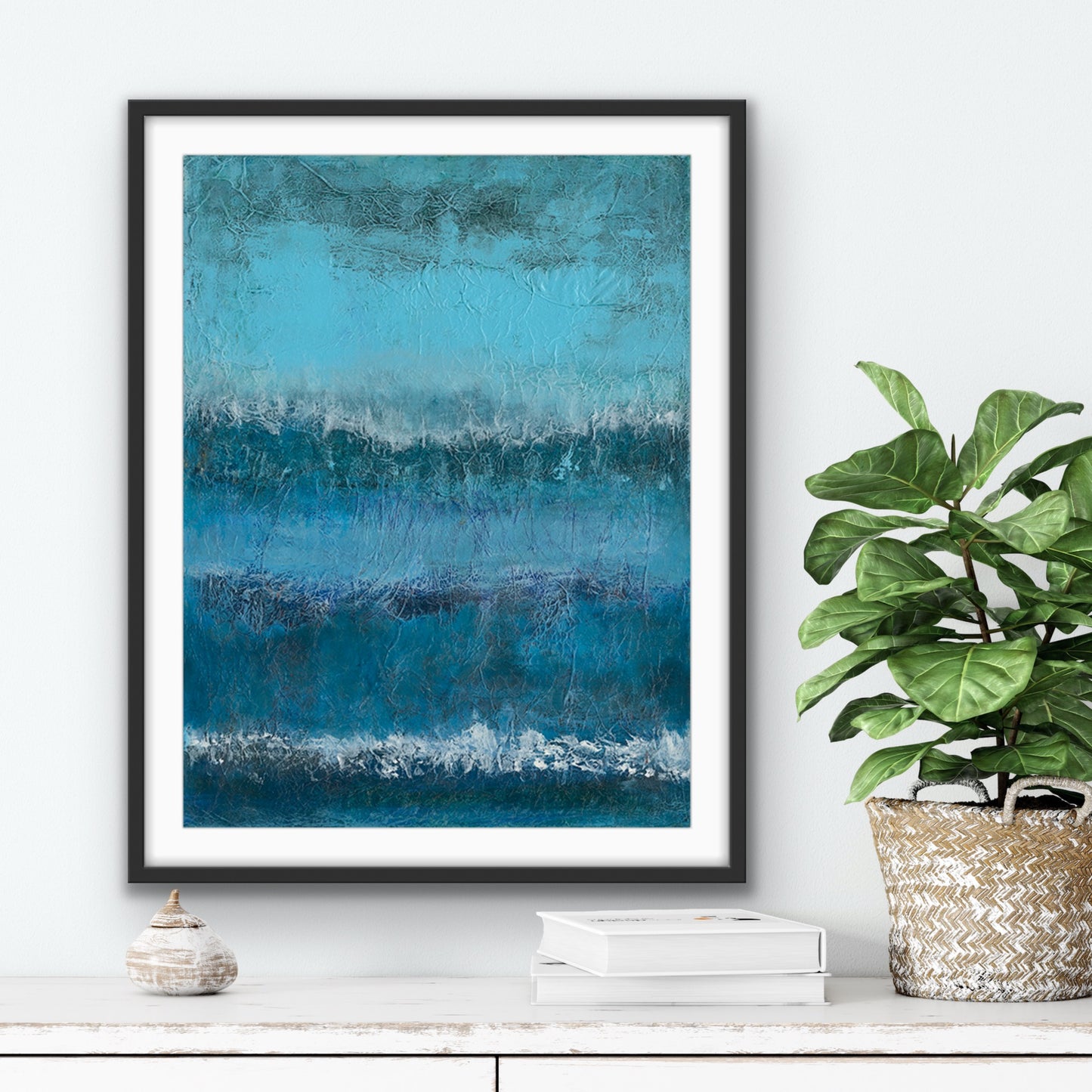 'Ocean Layers' Abstract Seascape Fine Art Giclee Print