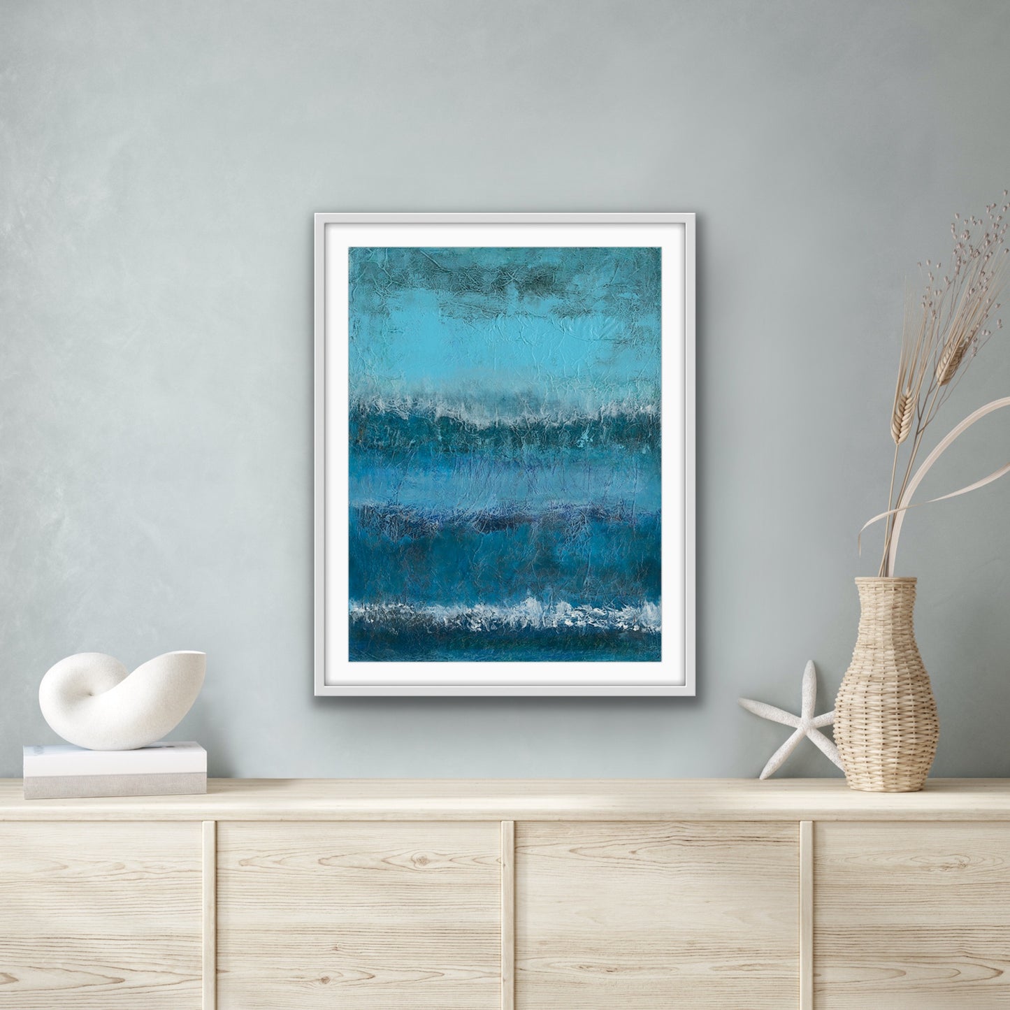'Ocean Layers' Abstract Seascape Fine Art Giclee Print