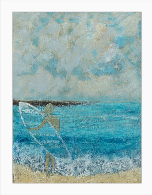 'As One' -  Semi Abstract Seascape Fine Art Giclee Print