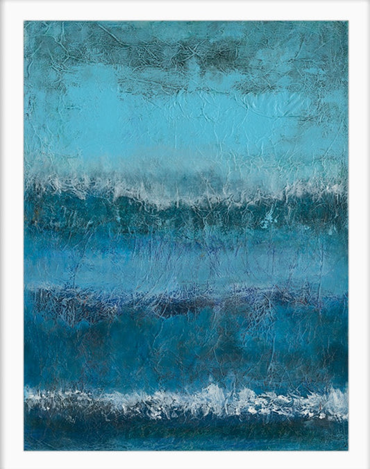 'Ocean Layers' Abstract Seascape Fine Art Giclee Print