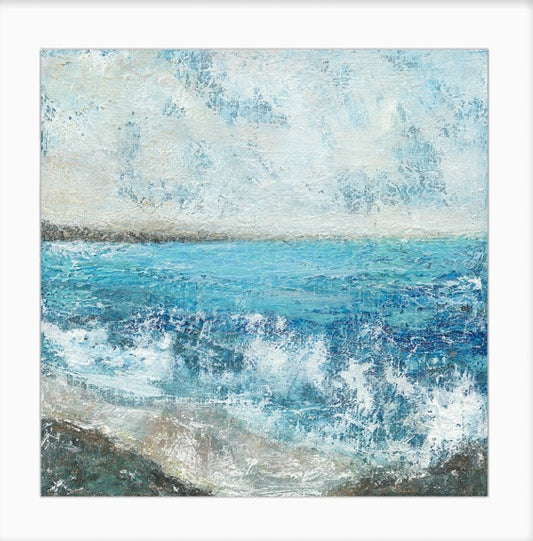 'High Tide' Semi Abstract Seascape Fine Art Giclee Print
