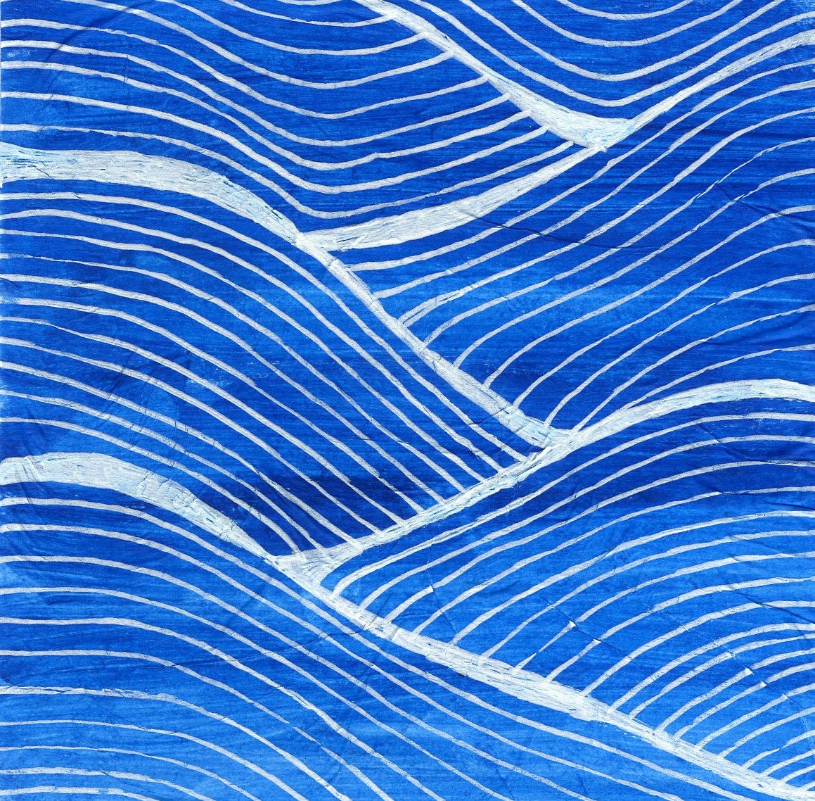 Original Hand Painted Greeting Cards - Waves