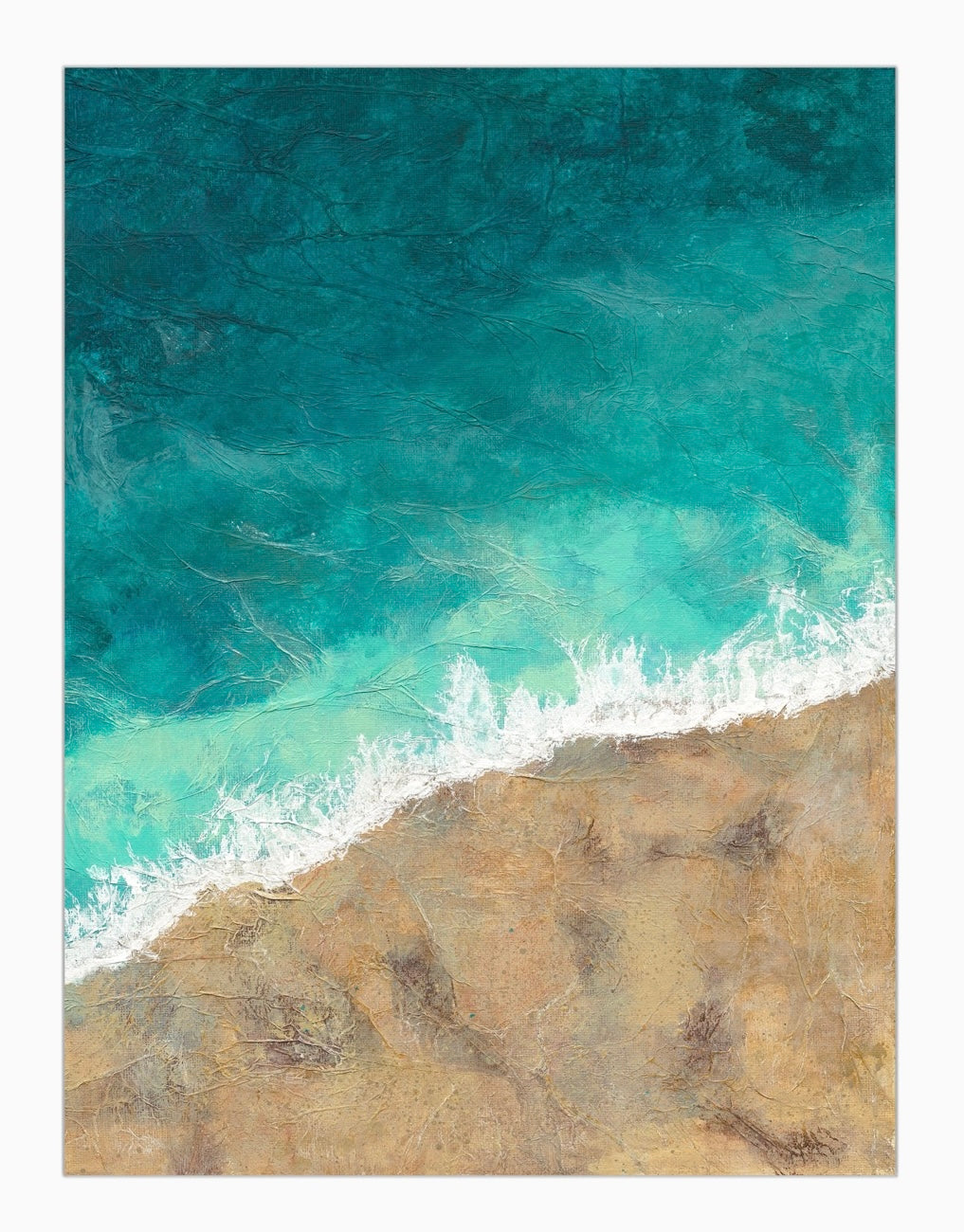 'Calm Comes In Blue' Fine Art Giclee Print